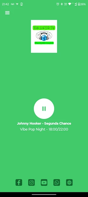Rádio Web Vibe Pop Screenshot 2
