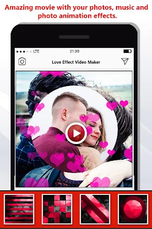 Love Photo Effect Video Maker : Photo Slideshow Screenshot 3