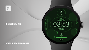 Solarpunk - watch face Screenshot 0