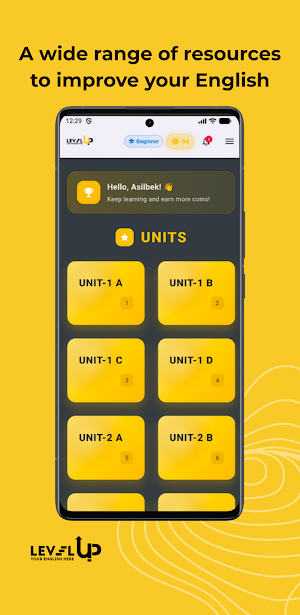 LEVEL-UP STUDENT APP Screenshot 0