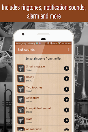 trumpet ringtones for phone Screenshot 3