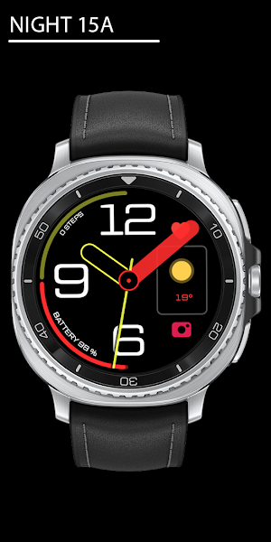 Night 15A - Analog Watch Face Screenshot 0