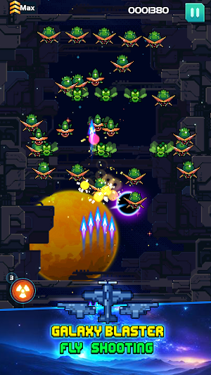 Galaxy Blaster: Fly shooting Screenshot 3