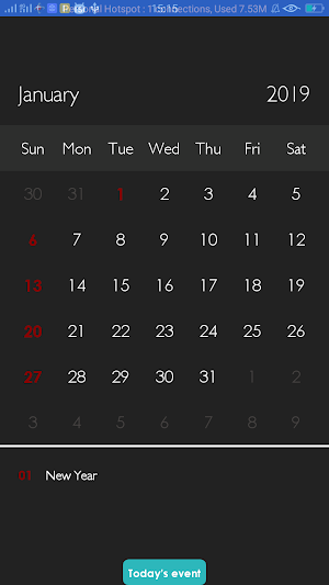Algeria Calendar 2020 Screenshot 0