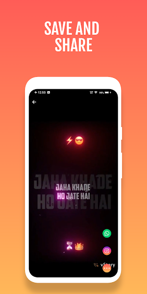 vStory - Photo to Video Status Screenshot 2