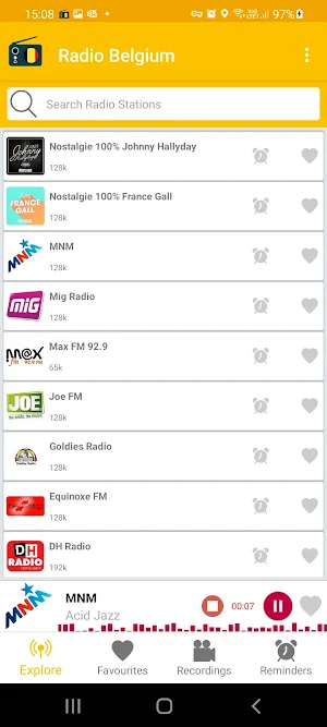 Radio Belgium: Online FM Music Screenshot 2