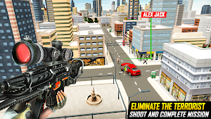 Sniper 3D- Hostage Rescue Game Screenshot 2
