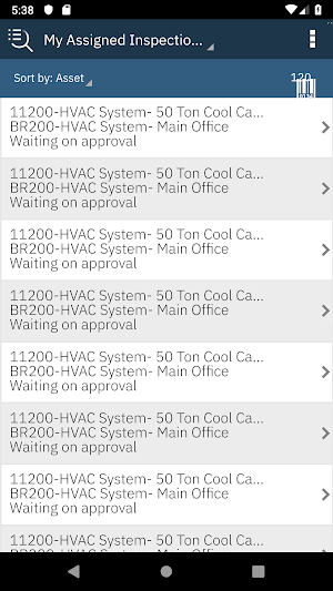 IBM Maximo Inspector Screenshot 0