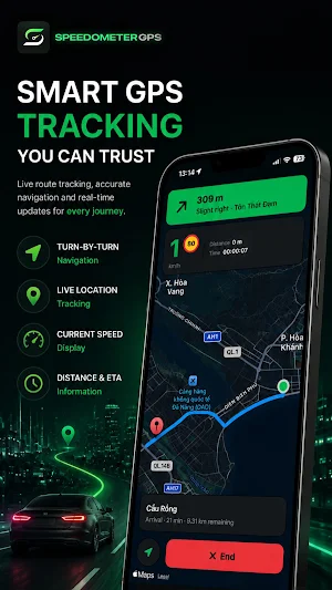 VeloX GPS Speedometer Screenshot 2