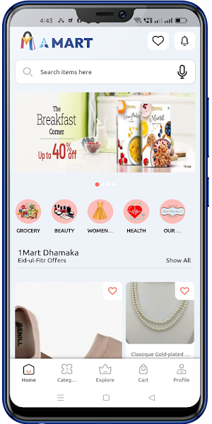 1Mart (One Mart)- Shopping App Screenshot 0