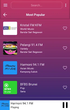 A2Z Brunei FM Radio screenshot 2