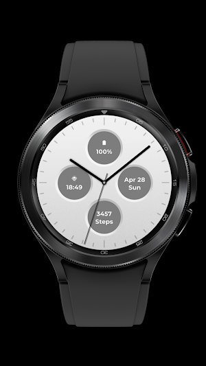 Black and White Watch Face Screenshot 0