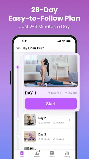Chair Workout: Women's Edition Screenshot 1