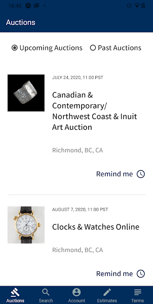 Maynard’s Fine Art and Antiques Live Bidding Screenshot 0