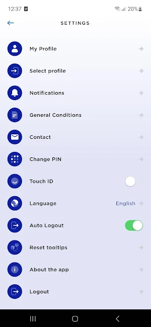 Adriatic mBanking Montenegro Screenshot 2