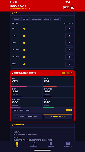 Stat Calculator Screenshot 3