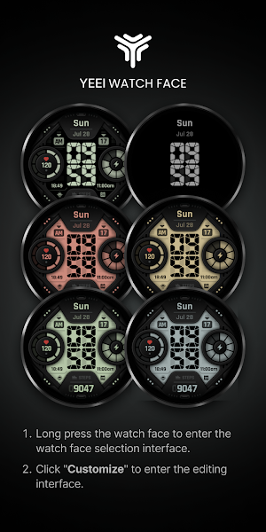 Mechanical LCD Watch Face Screenshot 0