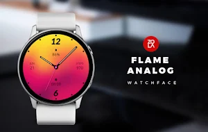 Flame Analog Watch Face Screenshot 0
