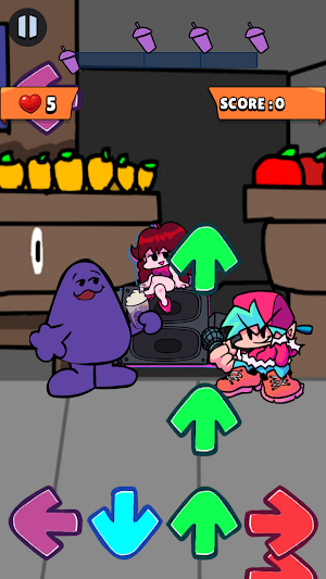 FNF Vs the Scary Grimace Shake Screenshot 3