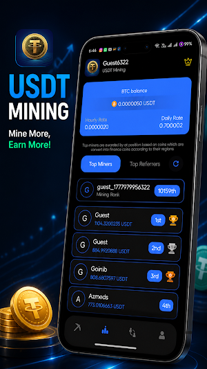 USDT Cloud Mining Screenshot 1