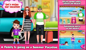 Summer Vacation Planning - Family Trip Game Screenshot 0