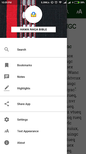 Hawa Naga Bible Screenshot 1