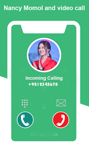 Nancy Momoland video call Screenshot 1