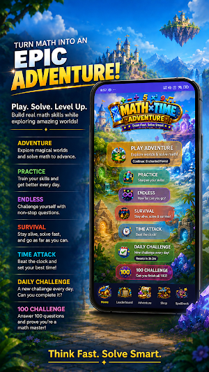 Math x Time Adventure Screenshot 0