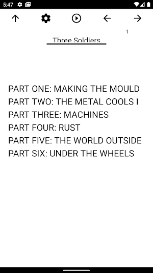 Book, Three Soldiers Screenshot 0