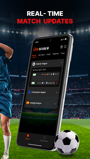 Live Football: Match Scores Screenshot 1