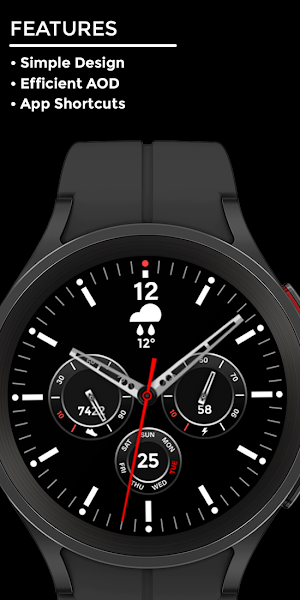 Nighty Analog 06 - watch face Screenshot 1