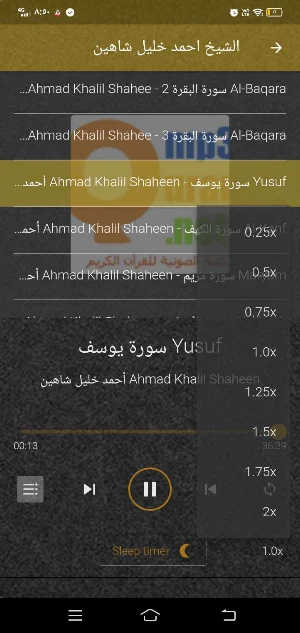 احمد خليل شاهين MP3 قران بدونت Screenshot 1