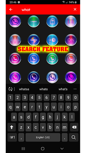 Colorful Glass Pix UI Icon Pack Free Screenshot 3