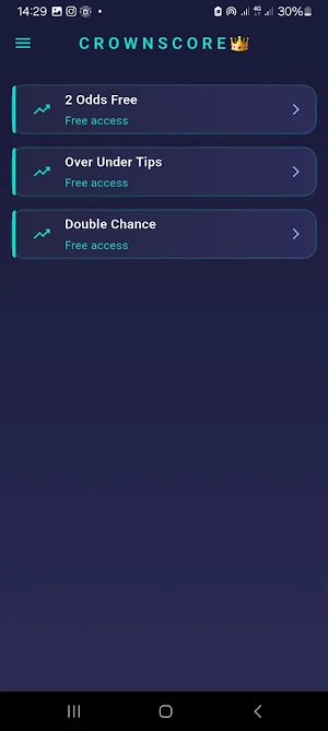 CrownScore VIP Screenshot 0