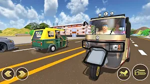 Modern Tuk Tuk Auto Driving Screenshot 2