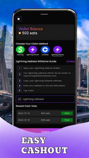 WordsToWin: Earn Real Bitcoin Screenshot 3