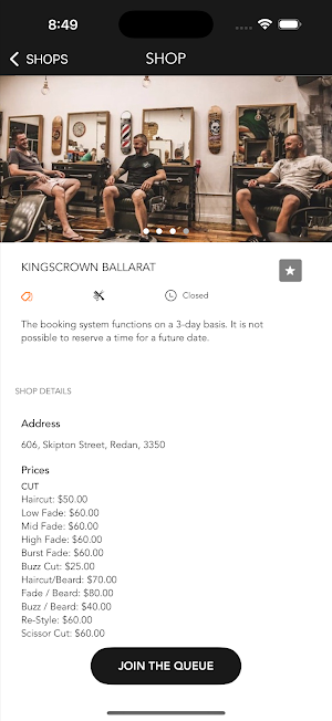 Kings Crown Barbershop Screenshot 1