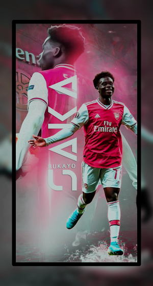 Bukayo Saka Wallpaper HD Screenshot 3