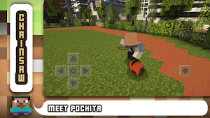 Addon Chainsaw mod for MCPE Screenshot 0