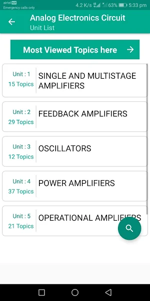 Analog Electronics Circuit screenshot 2
