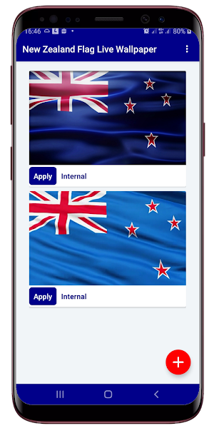 NewZealand Flag Live Wallpaper Screenshot 0