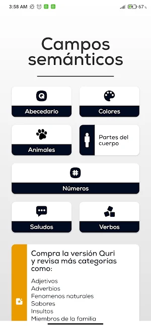 Diccionario Quechua Central Screenshot 2