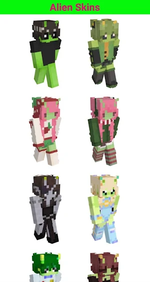 Alien Skins For Minecraft Screenshot 1