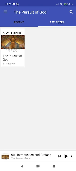 The Pursuit of God A.W.Tozer Screenshot 1