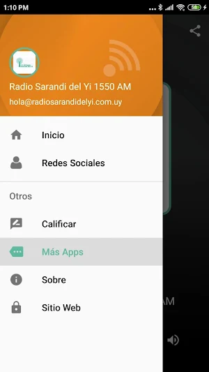 Radio Sarandi del Yi 1550 AM Screenshot 1