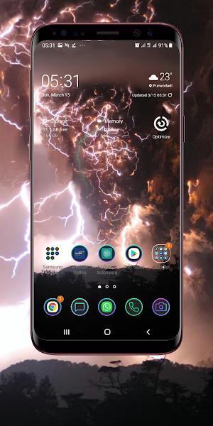Volcano Wallpaper Screenshot 0