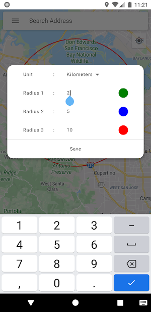 Radius Around Me Screenshot 2