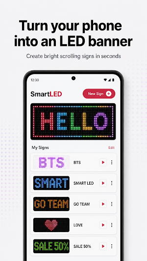 SmartLED: LED Banner&Scroller Screenshot 1