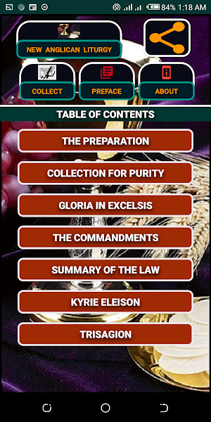 Anglican New Liturgy Book Screenshot 1