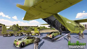 US Army Tank Robot Transform Cargo Plane Transport Screenshot 3